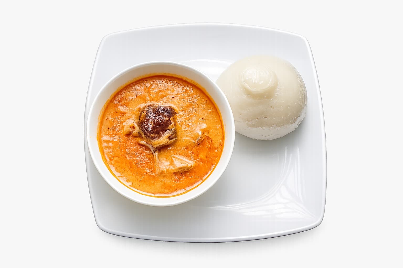 Omotuo with soup